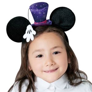 【コスプレ】 RUBIE'S（ルービーズ） 95036 Disney Headband Mickey Silk Hat シルクハット ミッキー
