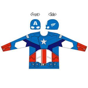 【コスプレ】 RUBIE'S（ルービーズ） 95069 CAPTAIN AMERICA Costume Kit 長袖 キャプテンアメリカ