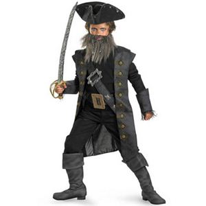【コスプレ】 disguise Pirate Of The Caribbean ／ Black Beard Deluxe Child 14-16 パイレーツ・オブ・カリビアン 黒ひげ キッズ・子供用