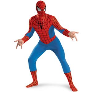 【コスプレ】 disguise Classic Spiderman ／ Spiderman Deluxe Adult 42-46 スパイダーマン