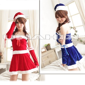 2color サンタ衣装 クリスマス/コスプレ 赤