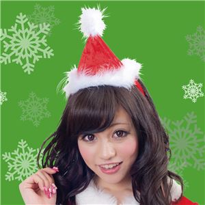 【クリスマスコスプレ 衣装】サンタカチューシャ 赤