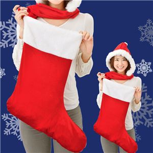 【クリスマスコスプレ 衣装】プレゼント靴下