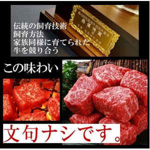 松阪牛モモ肉角切りステーキ 100g