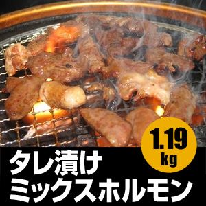 亀山社中 タレ漬焼肉・BBQ　牛ミックスホルモン2種セット